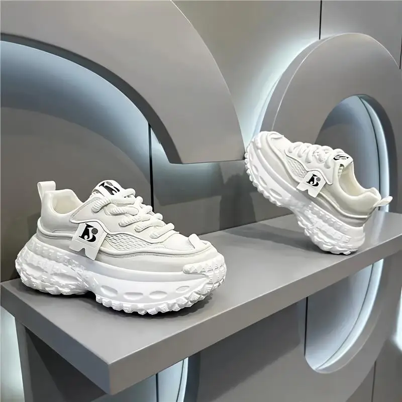 Men's Sporty Dad Shoes Summer Breathable Mesh High Top Tire Sole Trendy Casual White Fashionable Shoes Increased Height
Men's Sporty Dad Shoes Summer Breathable Mesh High Top Tire Sole Trendy Casual White Fashionable Shoes Increased Height