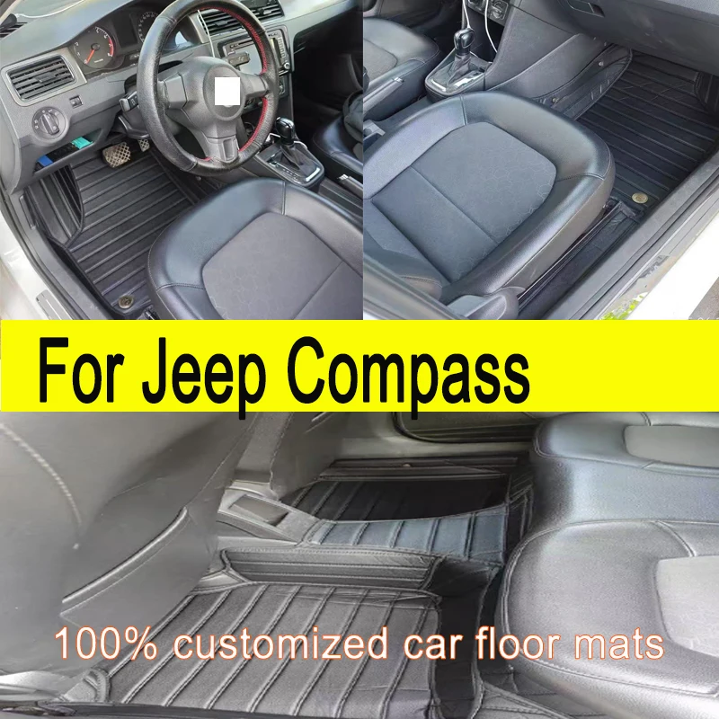 Customized Artificial Leather Car Floor Mat For Jeep Compass 2018 2019 2020 2021 2022 Protect Your Vehicle's Interior Accessory
Customized Artificial Leather Car Floor Mat For Jeep Compass 2018 2019 2020 2021 2022 Protect Your Vehicle's Interior Accessory