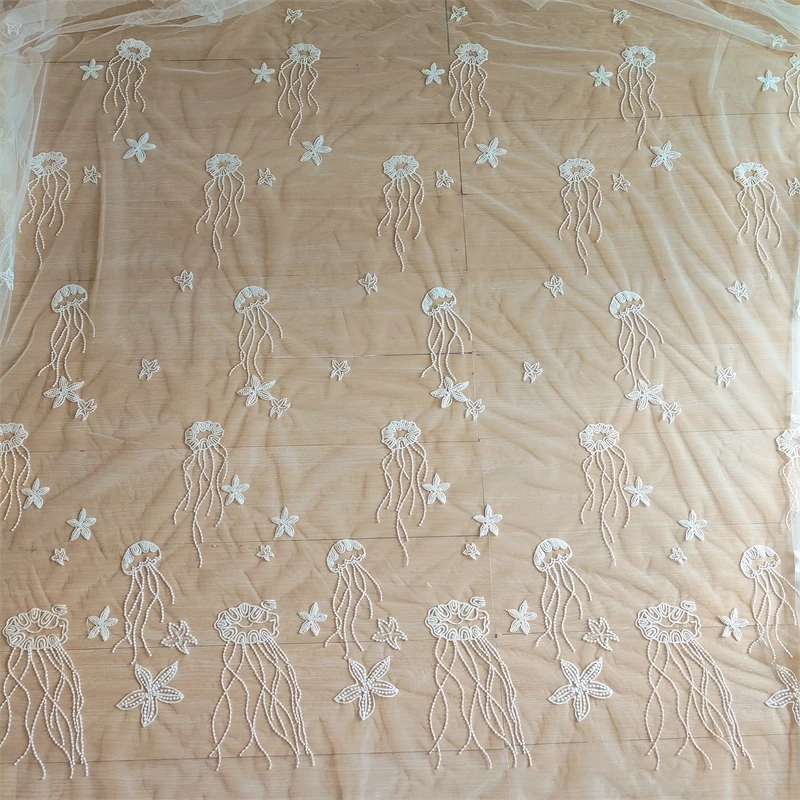 Вышитая медуза, морская звезда, кружево, белое свадебное платье ручной работы, ткань, фон, аксессуар, материал занавески «сделай сам»
Вышитая медуза, морская звезда, кружево, белое свадебное платье ручной работы, ткань, фон, аксессуар, материал занавески «сделай сам»