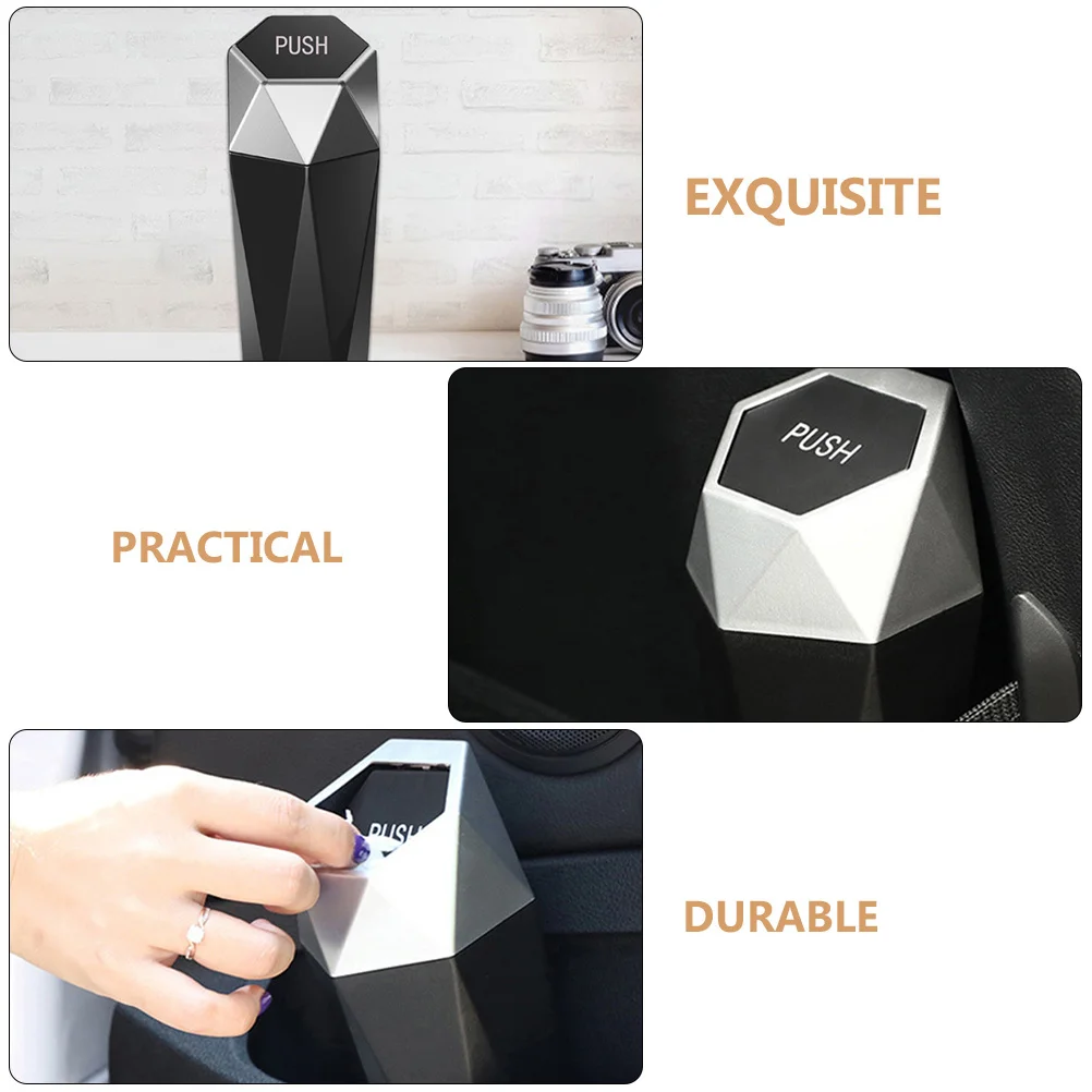 2Pcs Mini Car Garbage Bin Durable Leakproof Trash Can with Airtight Lid Dustbin Organizer for Vehicles Trash Bin with Lid
2Pcs Mini Car Garbage Bin Durable Leakproof Trash Can with Airtight Lid Dustbin Organizer for Vehicles Trash Bin with Lid