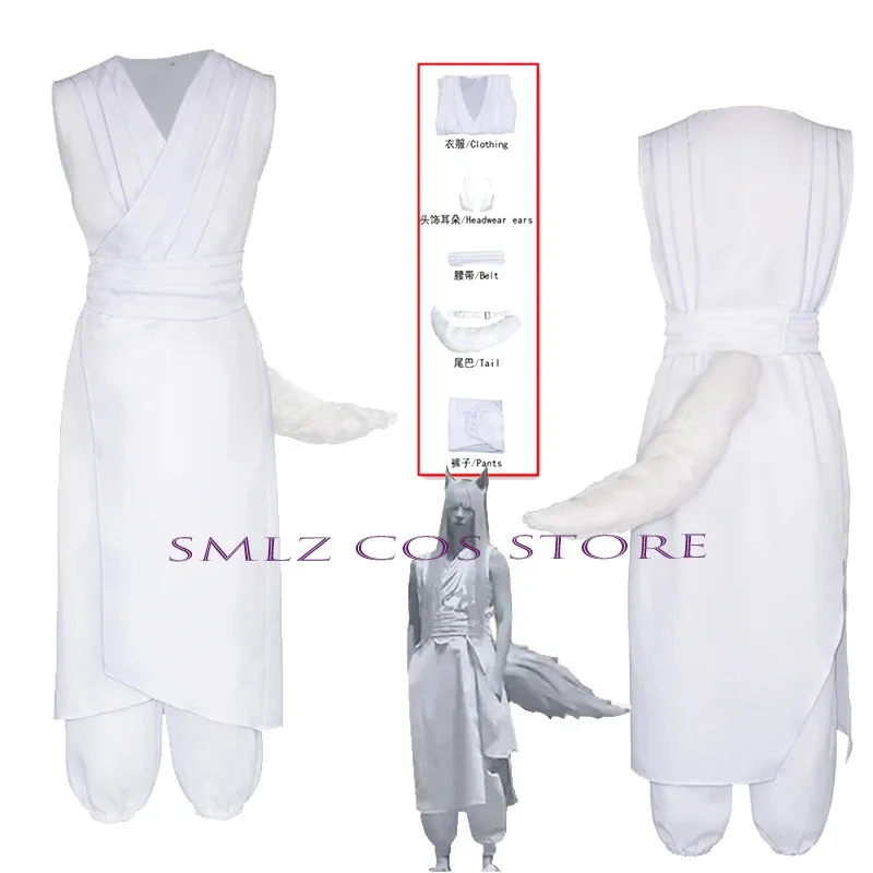 Yoko Kurama Shuichi Minamino Cosplay Anime YuYu Hakusho Costume White fox Uniform Tail Outfit Set Party Role Play Clothing
Yoko Kurama Shuichi Minamino Cosplay Anime YuYu Hakusho Costume White fox Uniform Tail Outfit Set Party Role Play Clothing