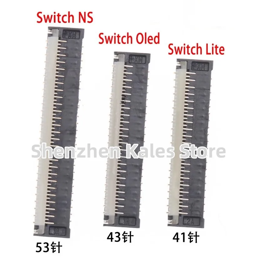 5pcs-30pcs For Nintendo Switch NS Lite Oled Display FPC Connector Contact Socket Year on Motherboard LCD 41pin 43pin 53pin
5pcs-30pcs For Nintendo Switch NS Lite Oled Display FPC Connector Contact Socket Year on Motherboard LCD 41pin 43pin 53pin