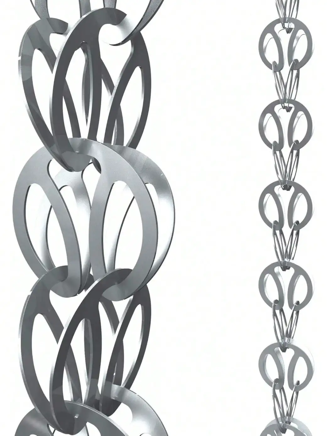 Aluminum Square Link Rain Chain For Gutters, 8.5 Feet Decorative Black Outdoor Rainchain Downspout Alternative, Heavy Duty Rust Resistant Modern Garden Water Feature, Matte Black Exterior Decor, 23 Links
Aluminum Square Link Rain Chain For Gutters, 8.5 Feet Decorative Black Outdoor Rainchain Downspout Alternative, Heavy Duty Rust Resistant Modern Garden Water Feature, Matte Black Exterior Decor, 23 Links