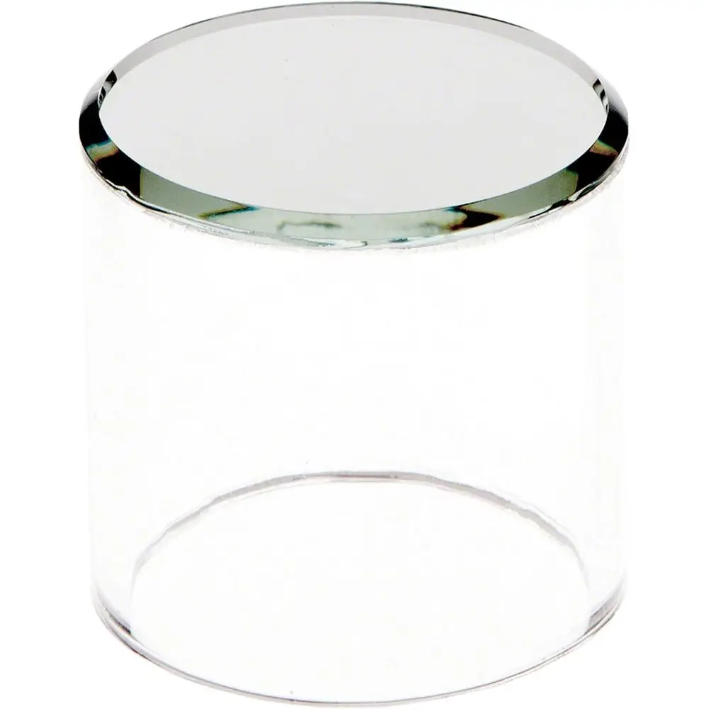 Transparent Acrylic Stand with Mirrored Surface, 2 High x 2 Diameter (6-Piece Set)
Transparent Acrylic Stand with Mirrored Surface, 2 High x 2 Diameter (6-Piece Set)