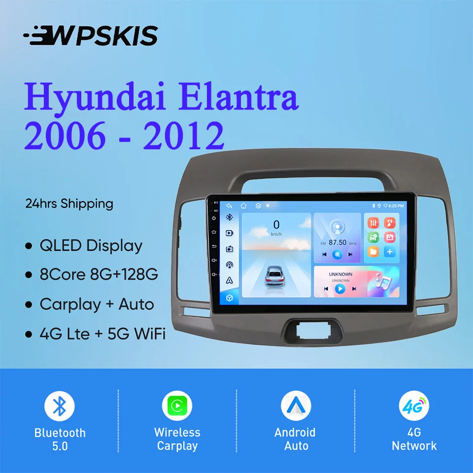 Android 14.0 8G Ram Car GPS Navi HU For Hyundai Elantra 2006 - 2012 Auto Radio Stereo Audio Video Multimedia Player Carplay Auto
Android 14.0 8G Ram Car GPS Navi HU For Hyundai Elantra 2006 - 2012 Auto Radio Stereo Audio Video Multimedia Player Carplay Auto