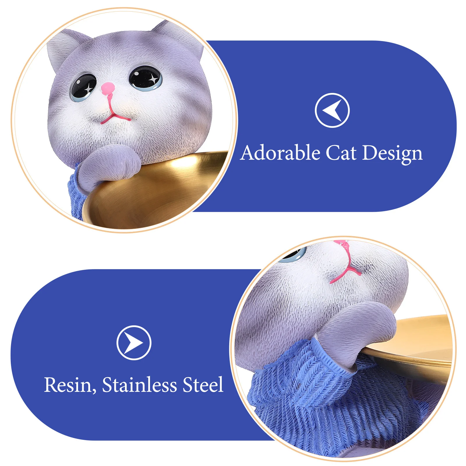 Cute Cat Desktop Storage Tray Decorative Cartoon Jewelry Plate Candy Trinket Snack Serving Small Item Holder Jewelry Tray
Cute Cat Desktop Storage Tray Decorative Cartoon Jewelry Plate Candy Trinket Snack Serving Small Item Holder Jewelry Tray