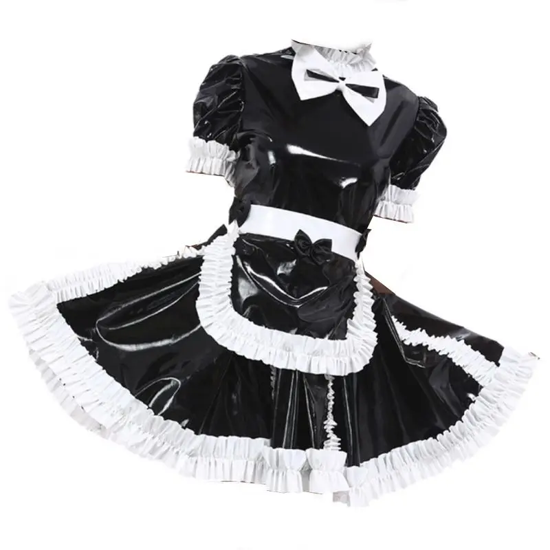 Fashion Adult Giant Baby Black PVC White Apron Sissy Dress Role Playing Maid Dress Custom Lockable Multi Color
Fashion Adult Giant Baby Black PVC White Apron Sissy Dress Role Playing Maid Dress Custom Lockable Multi Color