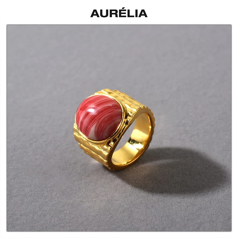 Fashion Europe Brass 18K Gold Plated Pink Gemstone Wide Ring Woman Popular Charm Jewelry Accessories
Fashion Europe Brass 18K Gold Plated Pink Gemstone Wide Ring Woman Popular Charm Jewelry Accessories