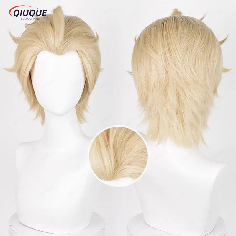 Hermit Alva Lorenz Cosplay Wig Short Light Golden Wig Cosplay Anime Cosplay Wigs Heat Resistant Synthetic Wigs + Wig Cap
Hermit Alva Lorenz Cosplay Wig Short Light Golden Wig Cosplay Anime Cosplay Wigs Heat Resistant Synthetic Wigs + Wig Cap