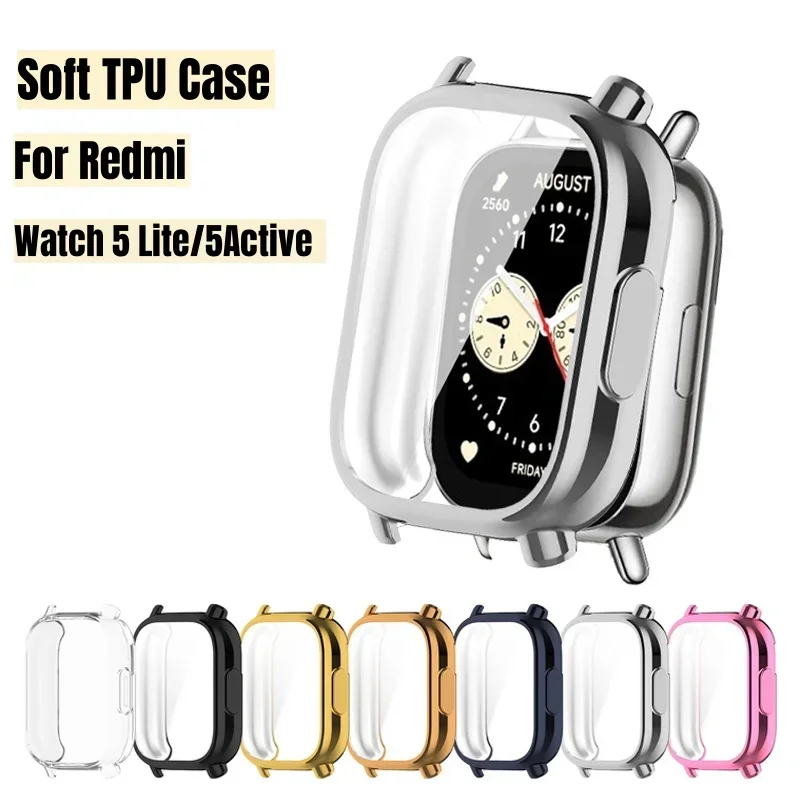TPU All-inclusive Case for Redmi Watch 5 Lite / 5 Active Soft TPU Plating Protector Watch Cover Suit for Redmi Watch
TPU All-inclusive Case for Redmi Watch 5 Lite / 5 Active Soft TPU Plating Protector Watch Cover Suit for Redmi Watch