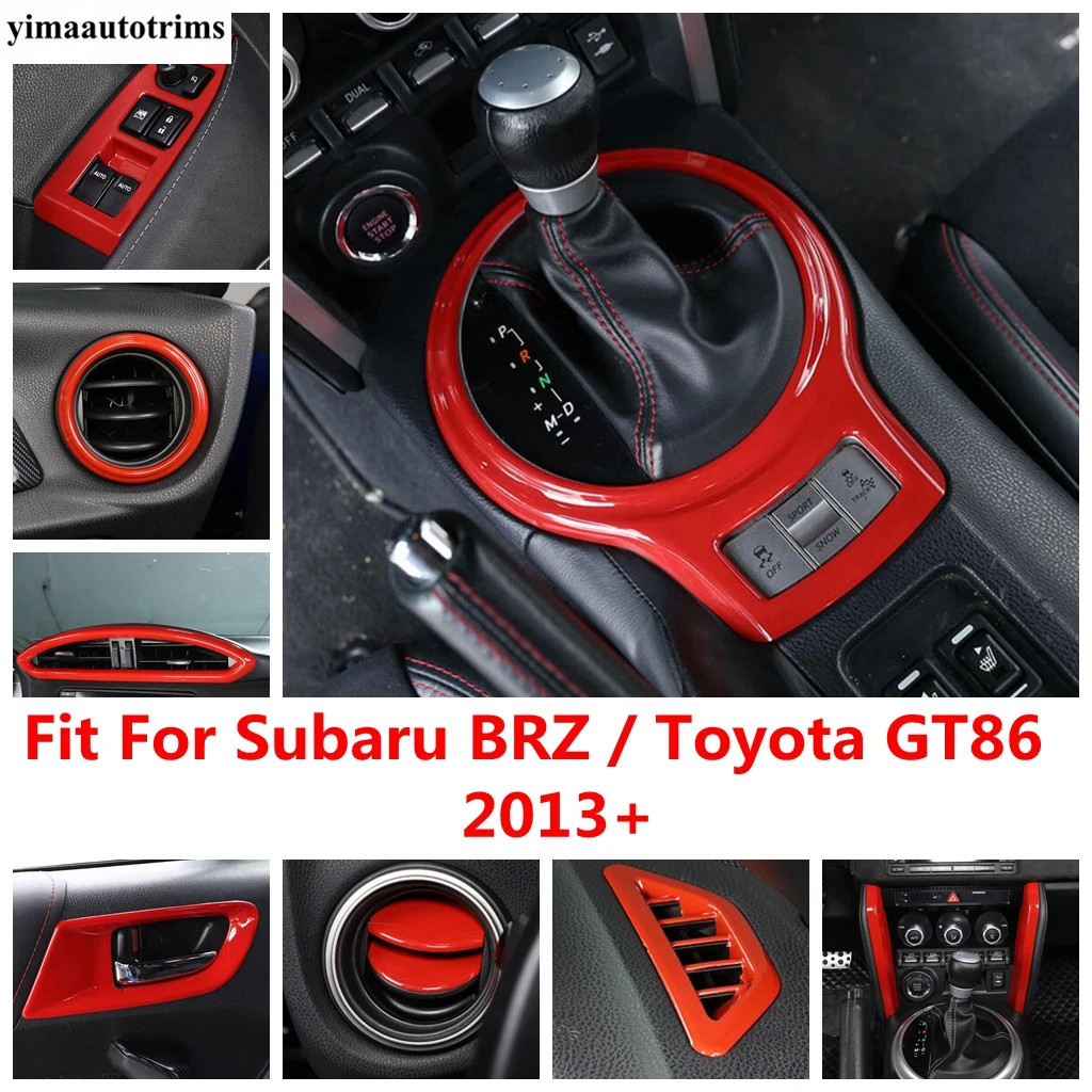 For Subaru BRZ / Toyota GT86 2013 -2021 Window Lift Air AC Vent Steering Wheel Gear Panel Handle Bowl Cover Trim Red Accessories
For Subaru BRZ / Toyota GT86 2013 -2021 Window Lift Air AC Vent Steering Wheel Gear Panel Handle Bowl Cover Trim Red Accessories