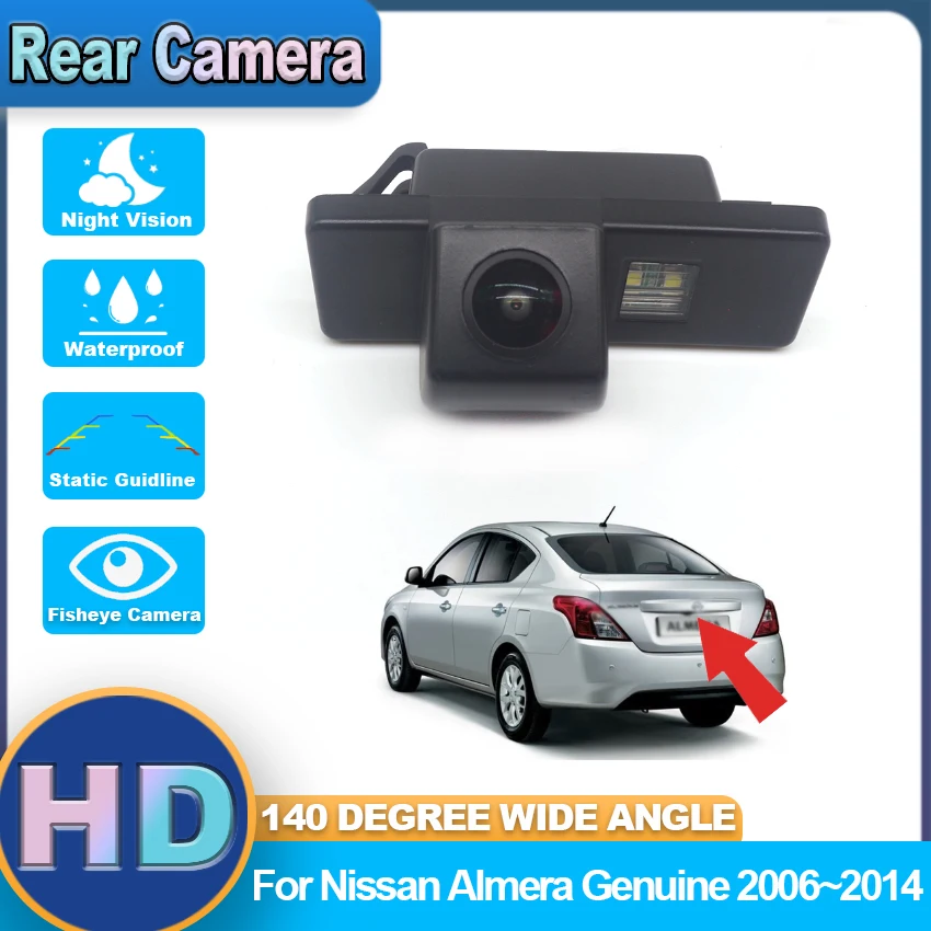 140 Degree Car Rear Waterproof High quality RCA View Backup Parking Camera For Nissan Almera Genuine 2006~2012 2013 2014
140 Degree Car Rear Waterproof High quality RCA View Backup Parking Camera For Nissan Almera Genuine 2006~2012 2013 2014