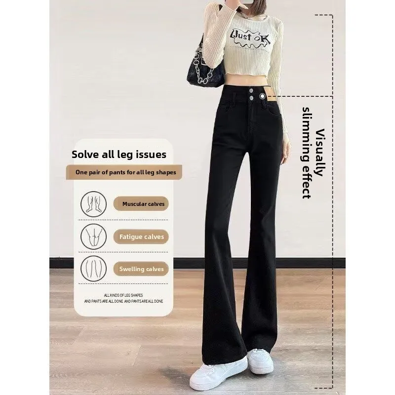 High Waist Bell Bottom Jeans Women's Spring Autumn Summer Thin Small Size Micro Flare Denim Pants Casual Pure Color Cotton Po...
High Waist Bell Bottom Jeans Women's Spring Autumn Summer Thin Small Size Micro Flare Denim Pants Casual Pure Color Cotton Po...