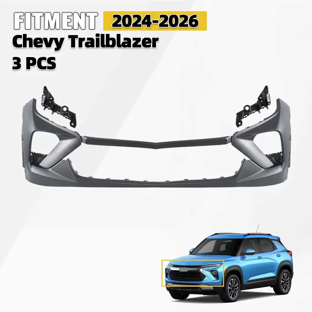 For 2024-2026 Chevy Trailblazer Front Bumper Cover Assembly Brackets Kit Set
For 2024-2026 Chevy Trailblazer Front Bumper Cover Assembly Brackets Kit Set