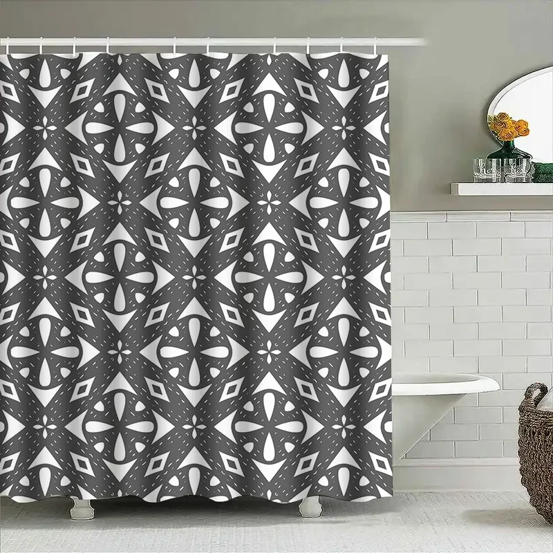 High-Quality Fashion Shower Curtain Printing Modern Geometric Pattern Bathroom Decor Waterproof Fabric Shower Doors Liners for H
High-Quality Fashion Shower Curtain Printing Modern Geometric Pattern Bathroom Decor Waterproof Fabric Shower Doors Liners for H