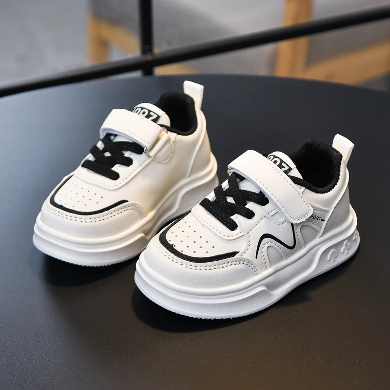 COMFY KIDS Toddler Black White Hook-and-Loop Sneakers, Soft Elastic Non-Slip Breathable Leather Baby Walker Shoes, Spring Autumn
COMFY KIDS Toddler Black White Hook-and-Loop Sneakers, Soft Elastic Non-Slip Breathable Leather Baby Walker Shoes, Spring Autumn