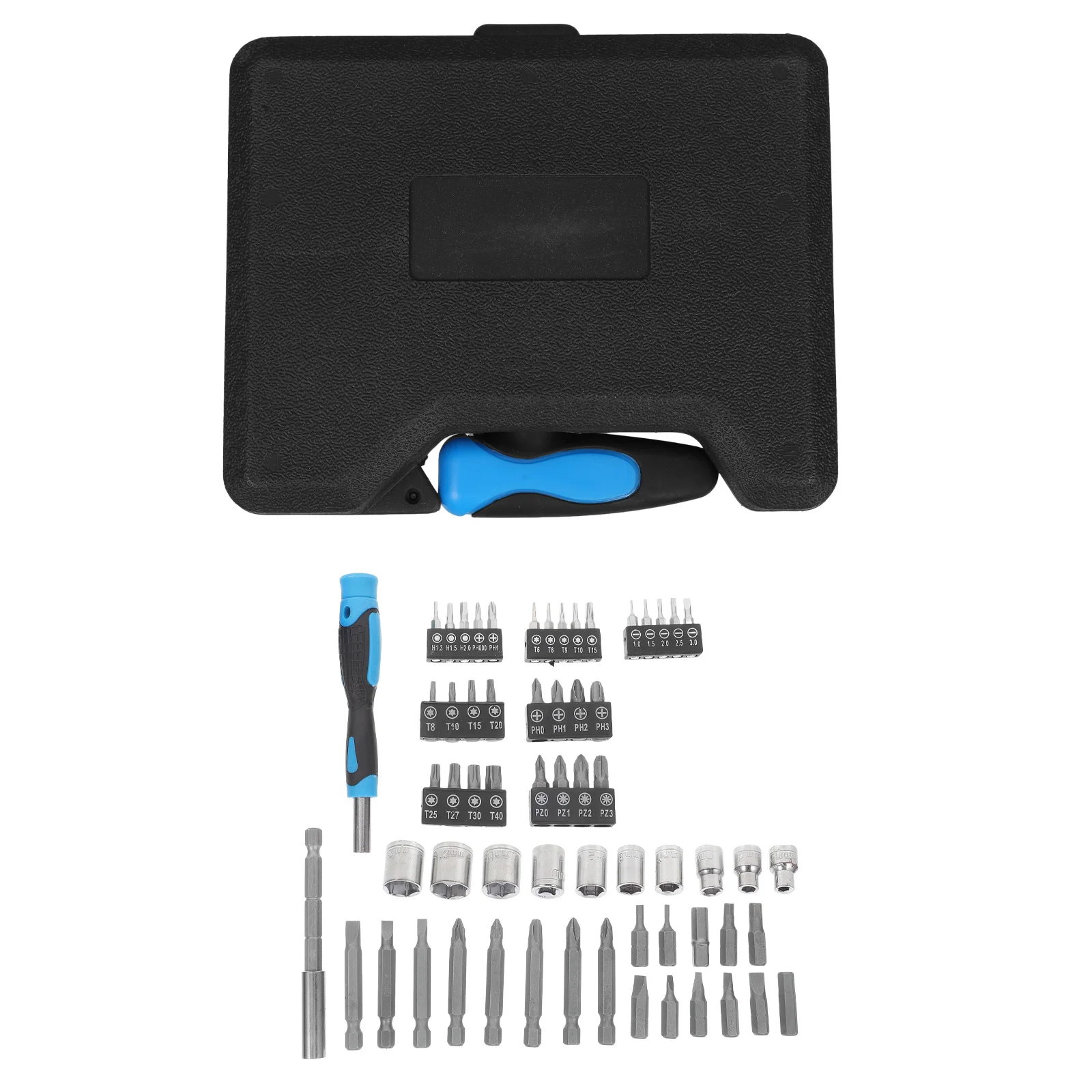 63Pcs Ratcheting Screwdriver Bit Socket Set Compact Multi- Repair Tool Kit Flathead Hex Socket Wrench 
63Pcs Ratcheting Screwdriver Bit Socket Set Compact Multi- Repair Tool Kit Flathead Hex Socket Wrench