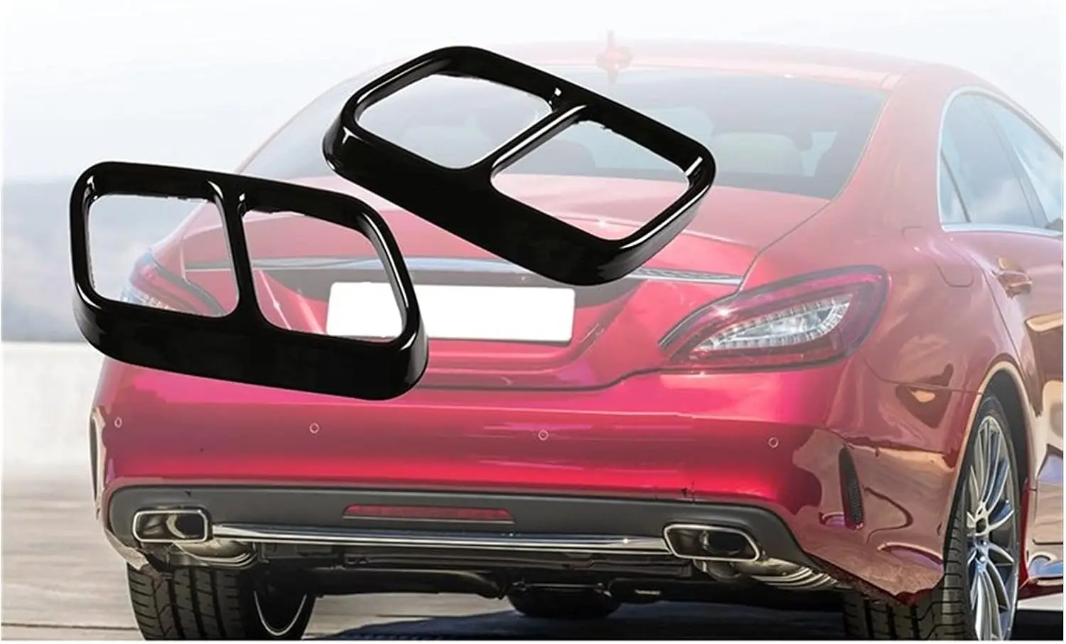 Stainless Steel Car Tail Throat Muffler Trim Exhaust Pipe Tail Cover For Mercedes-Benz CLS C218 W218 X218 GLK X204 2012-2017
Stainless Steel Car Tail Throat Muffler Trim Exhaust Pipe Tail Cover For Mercedes-Benz CLS C218 W218 X218 GLK X204 2012-2017