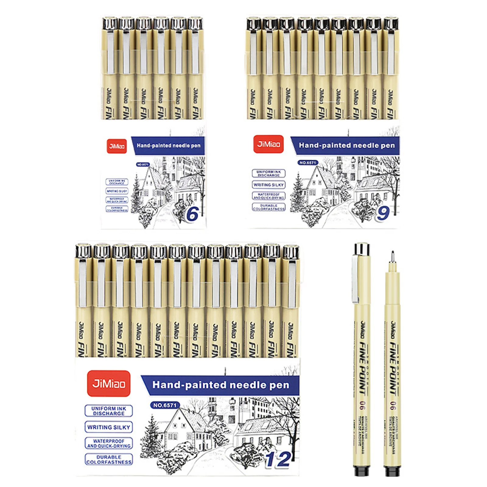TYHM Professional drawing needle pen, waterproof outlining pen for art, hand-drawn comic sketching pen
TYHM Professional drawing needle pen, waterproof outlining pen for art, hand-drawn comic sketching pen
