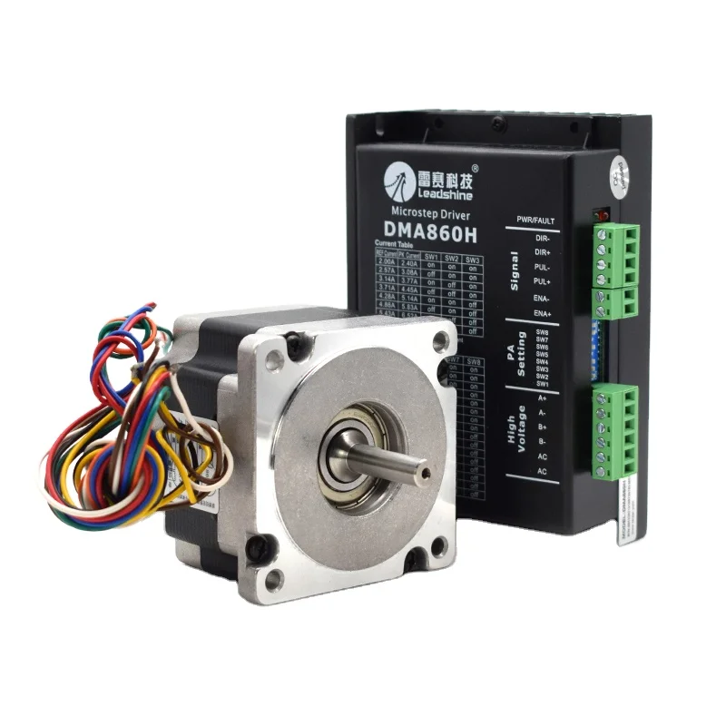 Leadshine NEMA34 2-фазный шаговый драйвер AC18-80V DMA860H 7,2A 86HS Серия 4,5 7 8,5 12N.M Диаметр вала 12,7 мм
Leadshine NEMA34 2-фазный шаговый драйвер AC18-80V DMA860H 7,2A 86HS Серия 4,5 7 8,5 12N.M Диаметр вала 12,7 мм