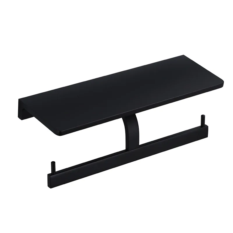 High Quality Black Toilet Paper Holder Wall Mounted Double Roll Bathroom Accessories
High Quality Black Toilet Paper Holder Wall Mounted Double Roll Bathroom Accessories