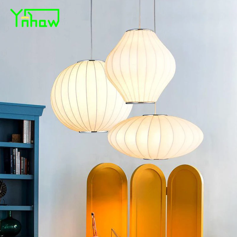 New Japanese Style Minimalist White Round Fabric Lantern Pendant Lamp for Sushi Restaurant Tea House Study Room Lighting Fixture
New Japanese Style Minimalist White Round Fabric Lantern Pendant Lamp for Sushi Restaurant Tea House Study Room Lighting Fixture