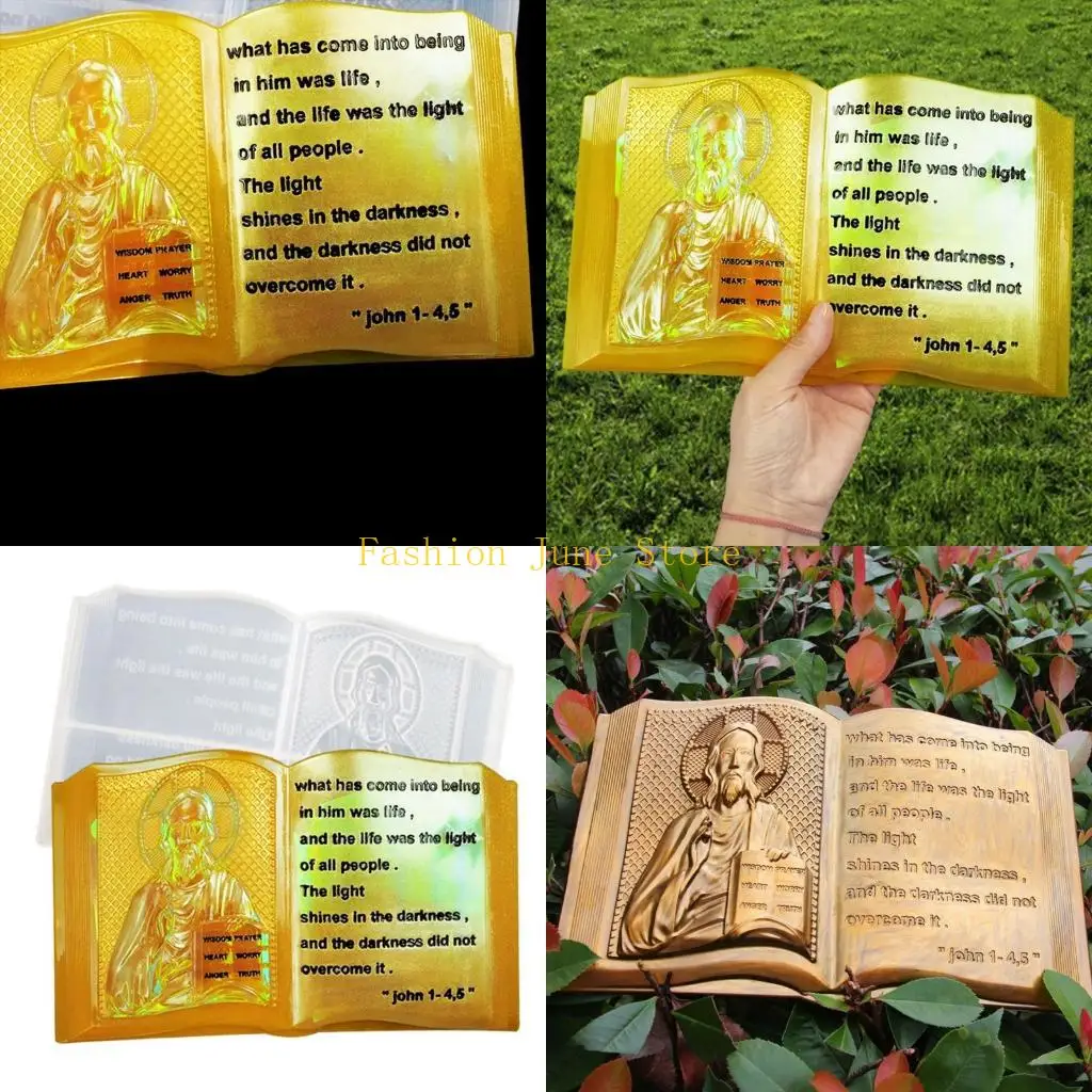 N5KA Relief Book Mold High Quality Silicone Made Transparent Book Molds
N5KA Relief Book Mold High Quality Silicone Made Transparent Book Molds