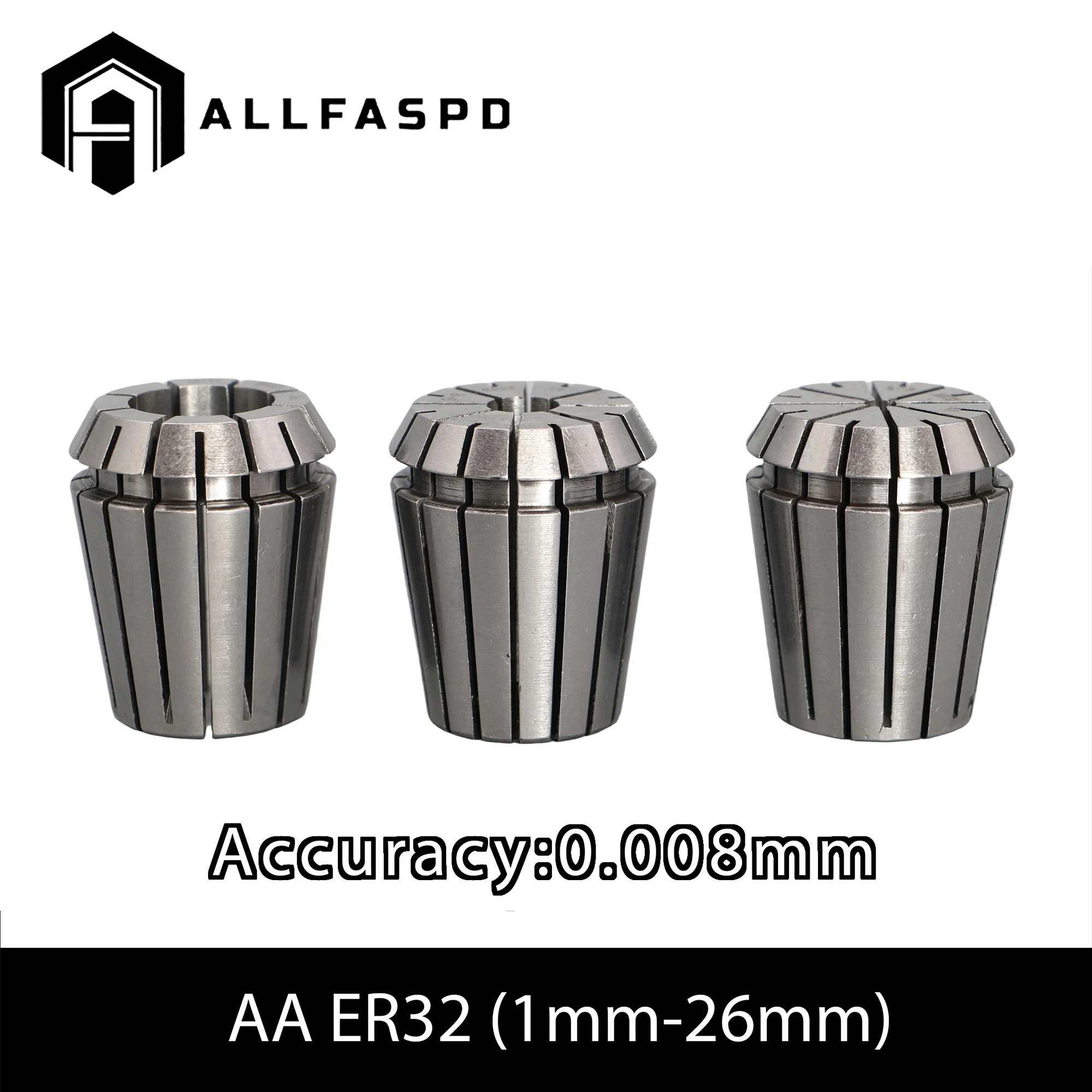 ER32 Collet Set ER Collet Chuck AA 0.008mm ER32 Spring Collet 1mm-26mm 1/2 1/4 1/8 for CNC Engraving Milling Machine Lathe Tool
ER32 Collet Set ER Collet Chuck AA 0.008mm ER32 Spring Collet 1mm-26mm 1/2 1/4 1/8 for CNC Engraving Milling Machine Lathe Tool