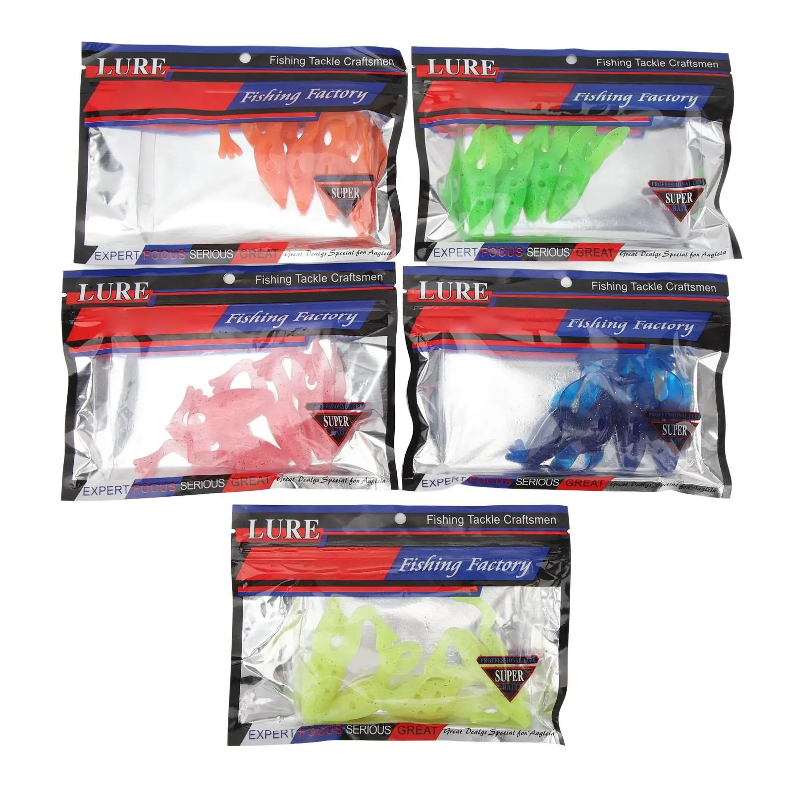 20pcs Soft Silicone Fishing Lures 8cm 5.5g - Floating Baits with Weight Hole for Freshwater & Saltwater
20pcs Soft Silicone Fishing Lures 8cm 5.5g - Floating Baits with Weight Hole for Freshwater & Saltwater