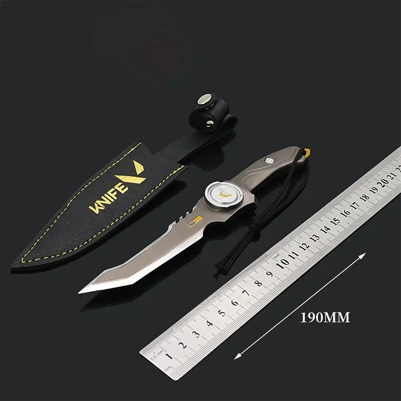 Valorant Accessories 19cm Game Peripherals Safety Blunt Weapon Task Force 809 Knife Cosplay Metal Model Sword Toy Gifts for Boys
Valorant Accessories 19cm Game Peripherals Safety Blunt Weapon Task Force 809 Knife Cosplay Metal Model Sword Toy Gifts for Boys