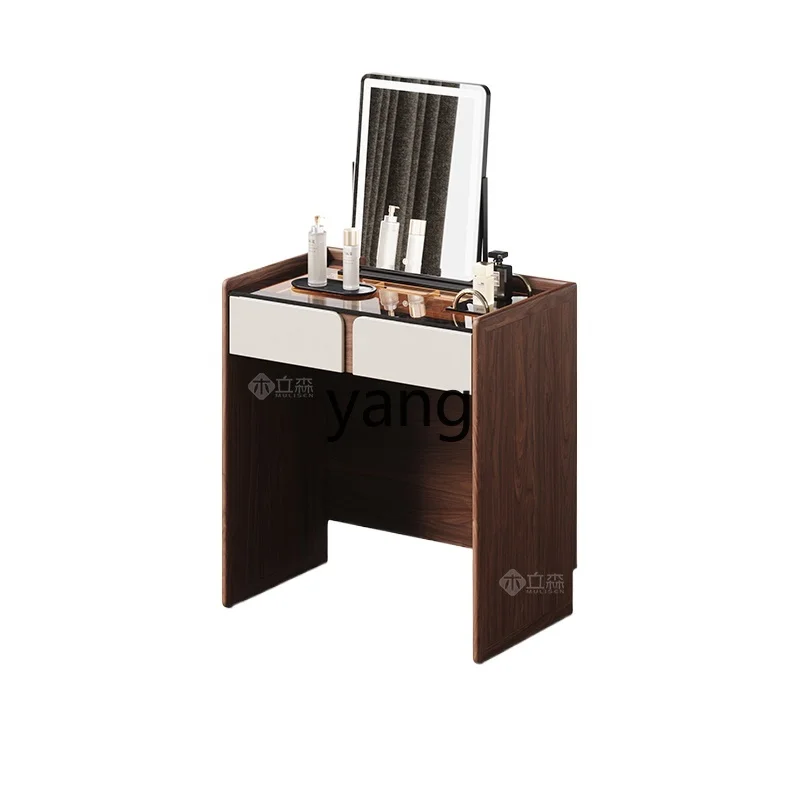 LTT all solid wood dresser black walnut color master bedroom simple makeup table chest integrated
LTT all solid wood dresser black walnut color master bedroom simple makeup table chest integrated