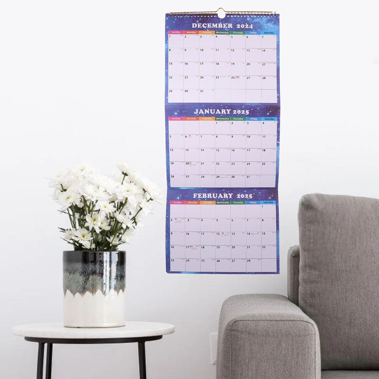 Foldable Calendar 2025 3 Month Wall Planner Vertical Monthly Three for Classroom
Foldable Calendar 2025 3 Month Wall Planner Vertical Monthly Three for Classroom