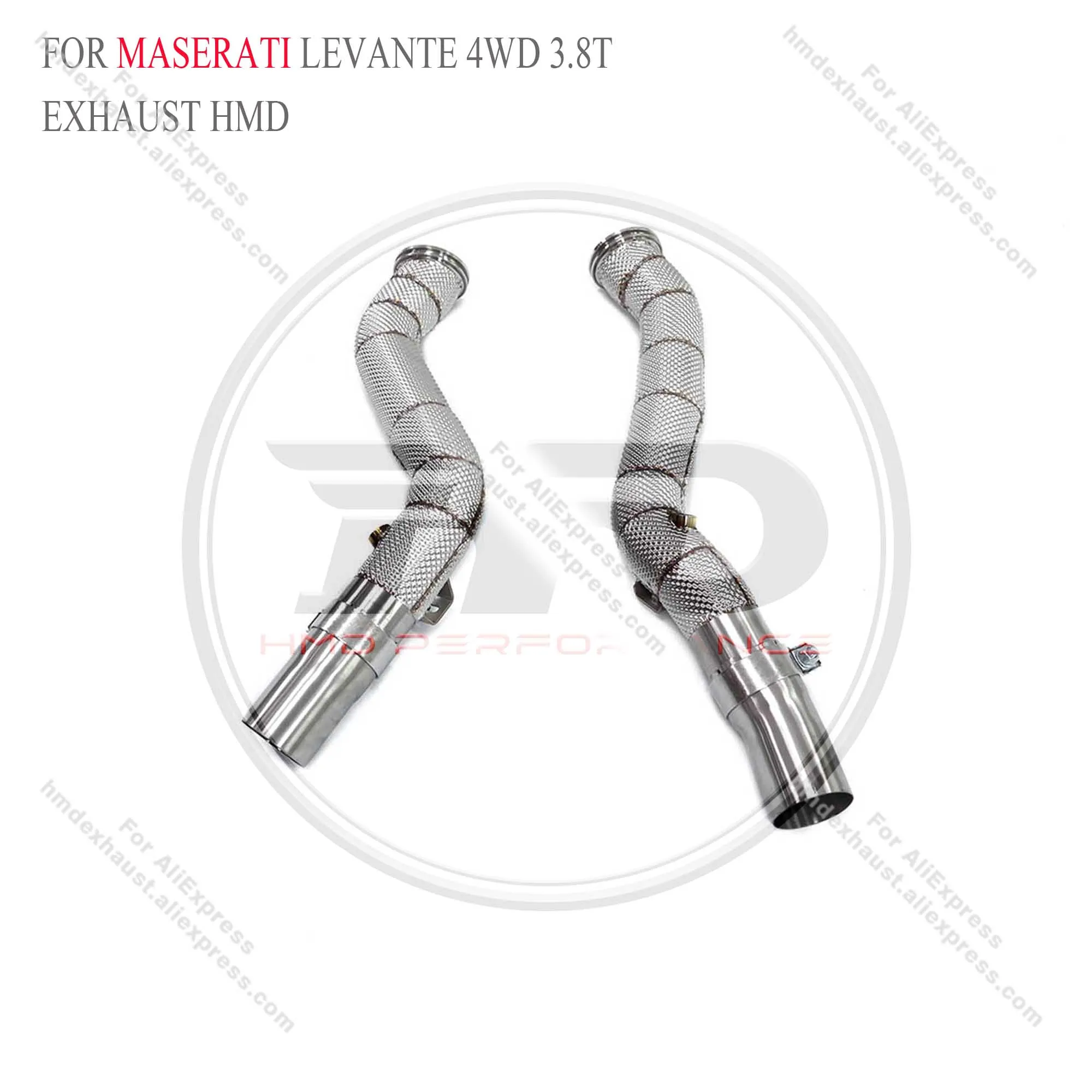 HMD Exhaust System High Flow Downpipe for Maserati Levante 4WD 3.8T With Catalytic ConverterAuto Parts
HMD Exhaust System High Flow Downpipe for Maserati Levante 4WD 3.8T With Catalytic ConverterAuto Parts