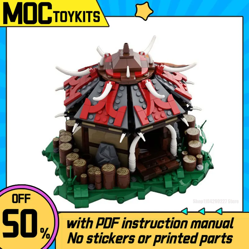 689PCS Building Blocks WOW Fantasy Orc Barracks Castle Architecture Model MOC-57406 Set Assembly Toys Christmas Gift
689PCS Building Blocks WOW Fantasy Orc Barracks Castle Architecture Model MOC-57406 Set Assembly Toys Christmas Gift
