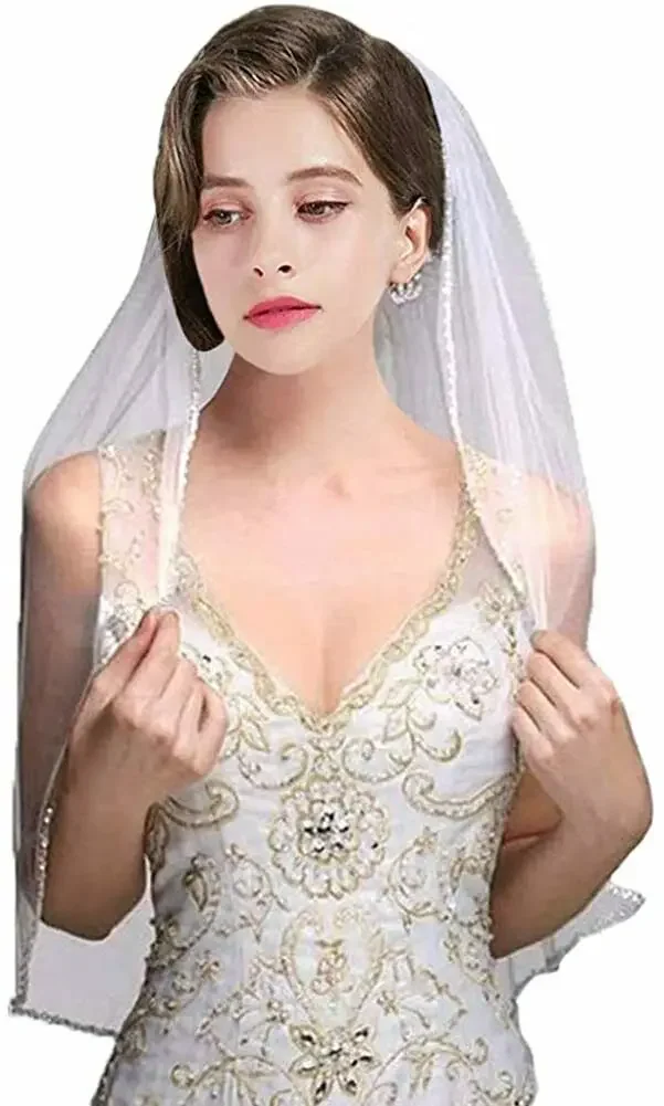 Inform Newly Design Ivory1t Elbow Length Rhinestone Edge Wedding Bridal Veil Comb
Inform Newly Design Ivory1t Elbow Length Rhinestone Edge Wedding Bridal Veil Comb