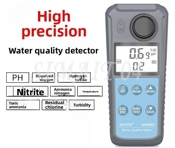 Portable turbidimeter AE86065 Digital turbidity meter tester range 0.00~1000NTU
Portable turbidimeter AE86065 Digital turbidity meter tester range 0.00~1000NTU