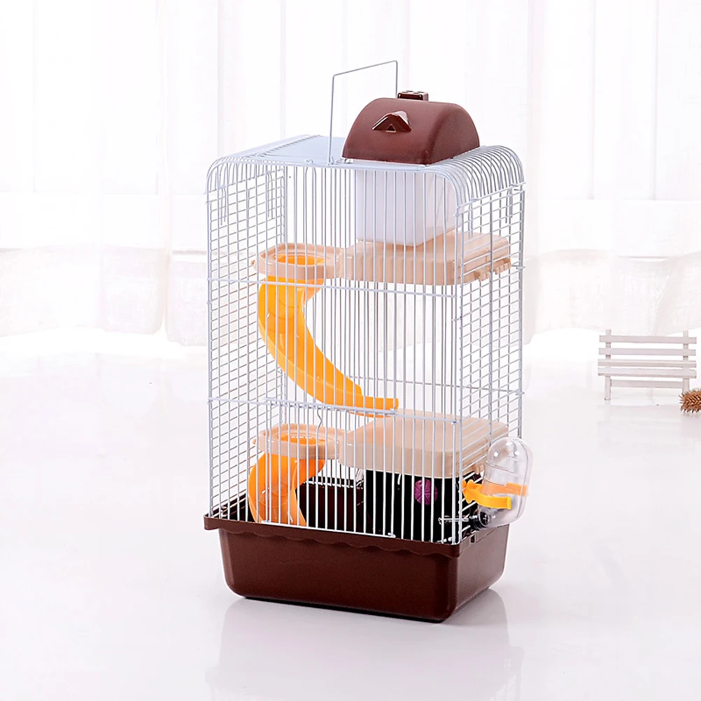 Three-story Cage Castle Luxury Hamster Pet Gift for Villa Small Pets Chinchilla House 
Three-story Cage Castle Luxury Hamster Pet Gift for Villa Small Pets Chinchilla House