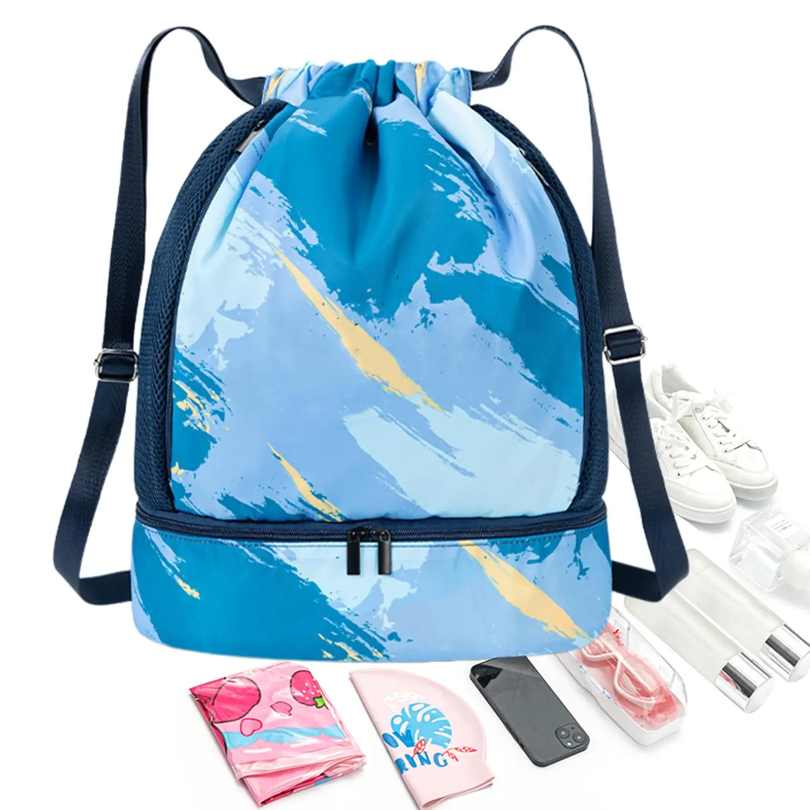 Swimming Bag Drawstring Backpack For Beach Lightweight Waterproof Drawstring Bag For Hiking Swimming Pool Beach Gym
Swimming Bag Drawstring Backpack For Beach Lightweight Waterproof Drawstring Bag For Hiking Swimming Pool Beach Gym