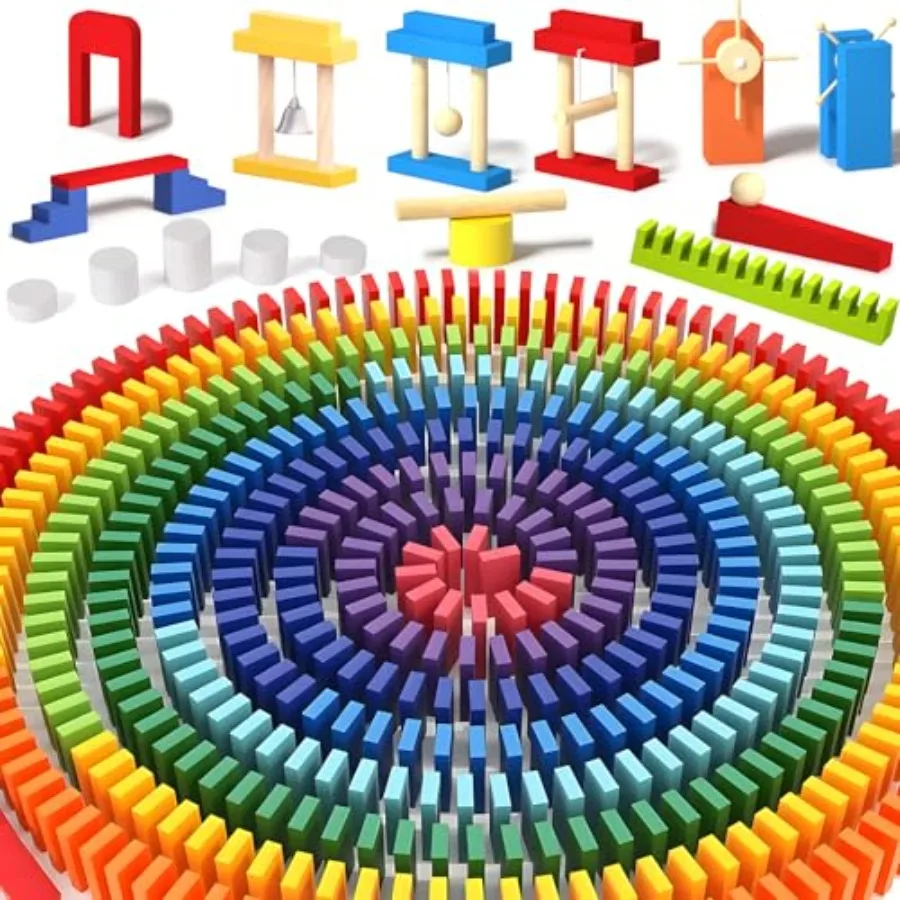 0 PCS Wooden Dominoes Set with 11 Extra Add-on Domino Blocks and Storage Bag - Bulk Dominos Racing Game for Educational Domino'
0 PCS Wooden Dominoes Set with 11 Extra Add-on Domino Blocks and Storage Bag - Bulk Dominos Racing Game for Educational Domino'