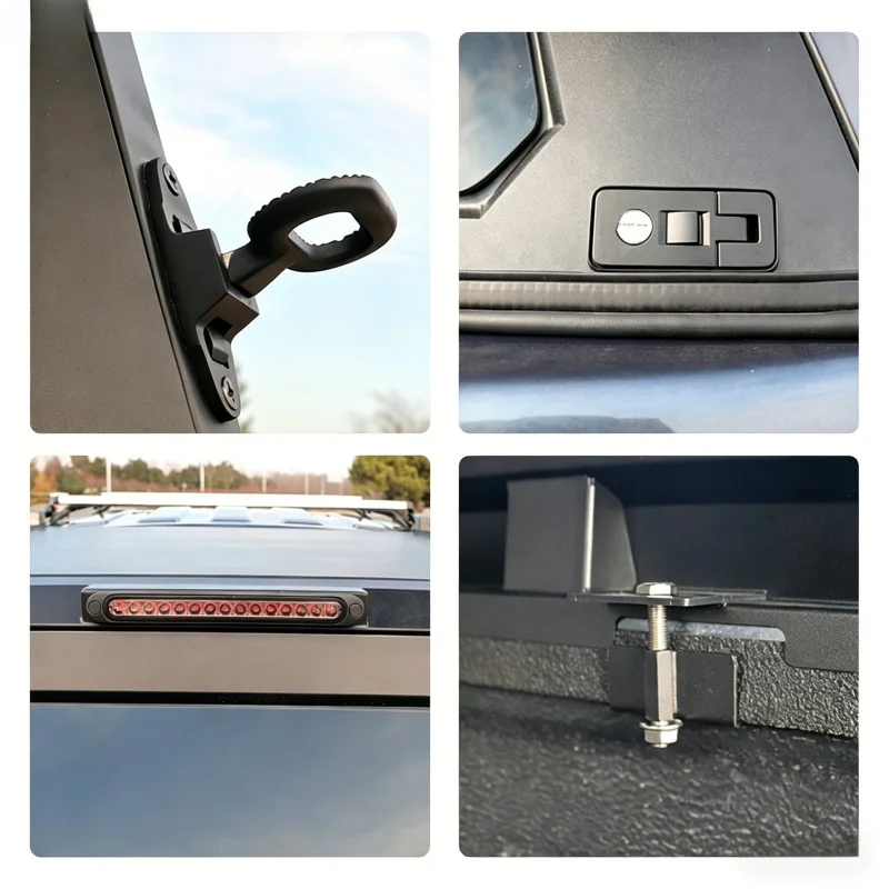 Waterproof Rustproof Durable Aluminum Alloy Pickup Truck Bed High Hard Canopy Cover Easy Installation Cargo Storage
Waterproof Rustproof Durable Aluminum Alloy Pickup Truck Bed High Hard Canopy Cover Easy Installation Cargo Storage