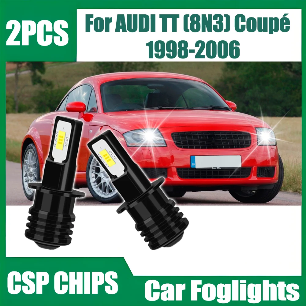2PCS Canbus No Error Car LED Front Fog Light 6000K White For AUDI TT (8N3) Coupé 1998 1999 2000 2001 2002 2003 2004 2005 2006
2PCS Canbus No Error Car LED Front Fog Light 6000K White For AUDI TT (8N3) Coupé 1998 1999 2000 2001 2002 2003 2004 2005 2006