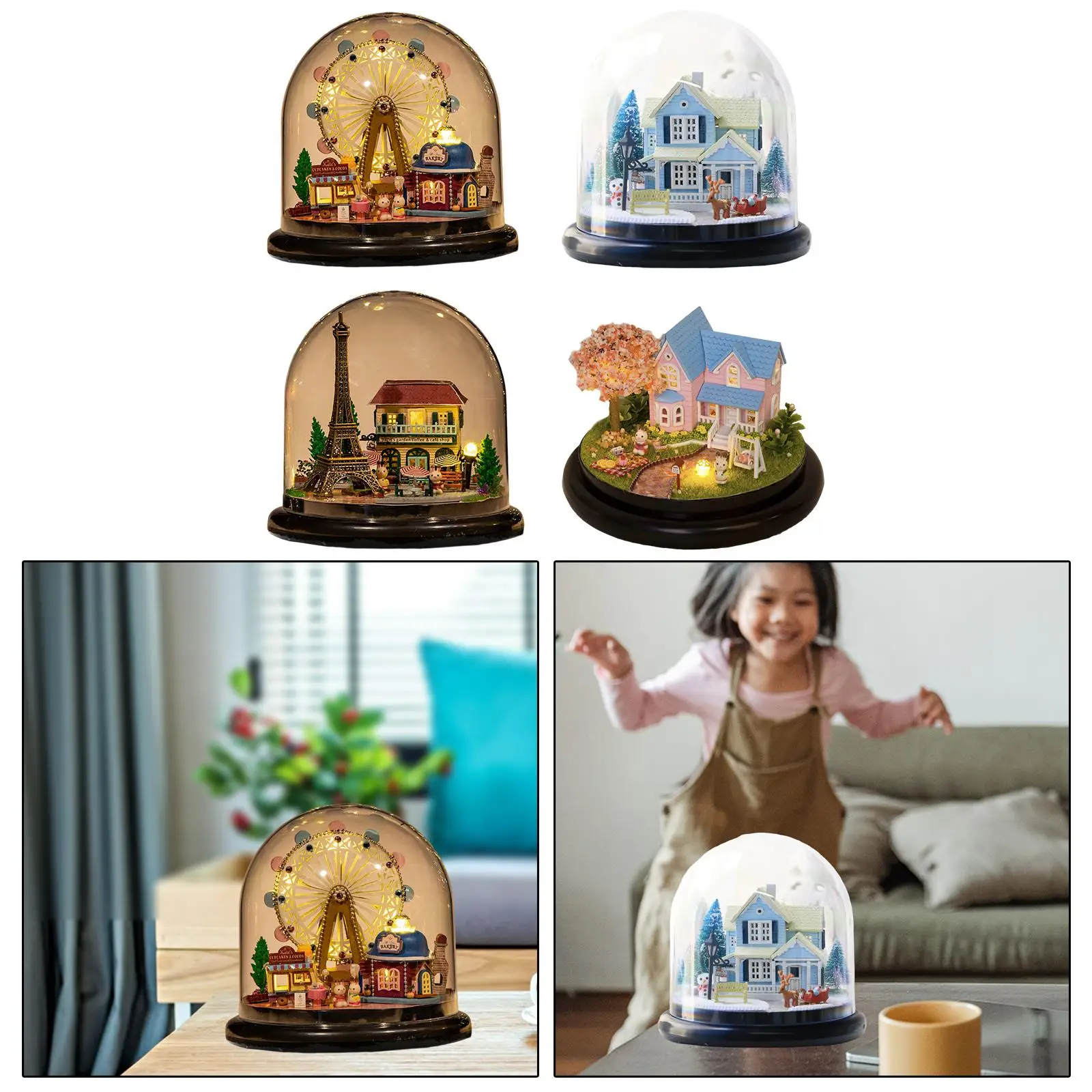 Dollhouse Assemble Kits DIY Miniature Box Decorative Mini with D Dollhouse for Birthday Gifts craft
Dollhouse Assemble Kits DIY Miniature Box Decorative Mini with D Dollhouse for Birthday Gifts craft