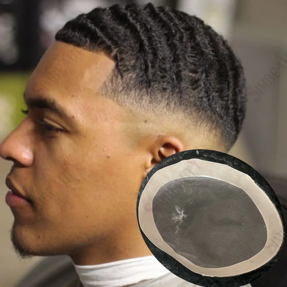 8mm/10mm 360Deep Wave Breathable Mono Lace Top NPU Men's Toupee Natural Human Hair Cheap Prosthesis Wig for Afro Men Hairloss
8mm/10mm 360Deep Wave Breathable Mono Lace Top NPU Men's Toupee Natural Human Hair Cheap Prosthesis Wig for Afro Men Hairloss