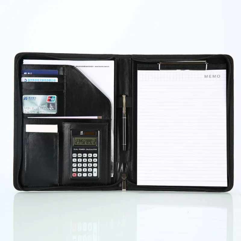 Multifunctional A4 Conference Folder Business Stationery Folder Leather Contract File FoldersTravel Document Folder
Multifunctional A4 Conference Folder Business Stationery Folder Leather Contract File FoldersTravel Document Folder
