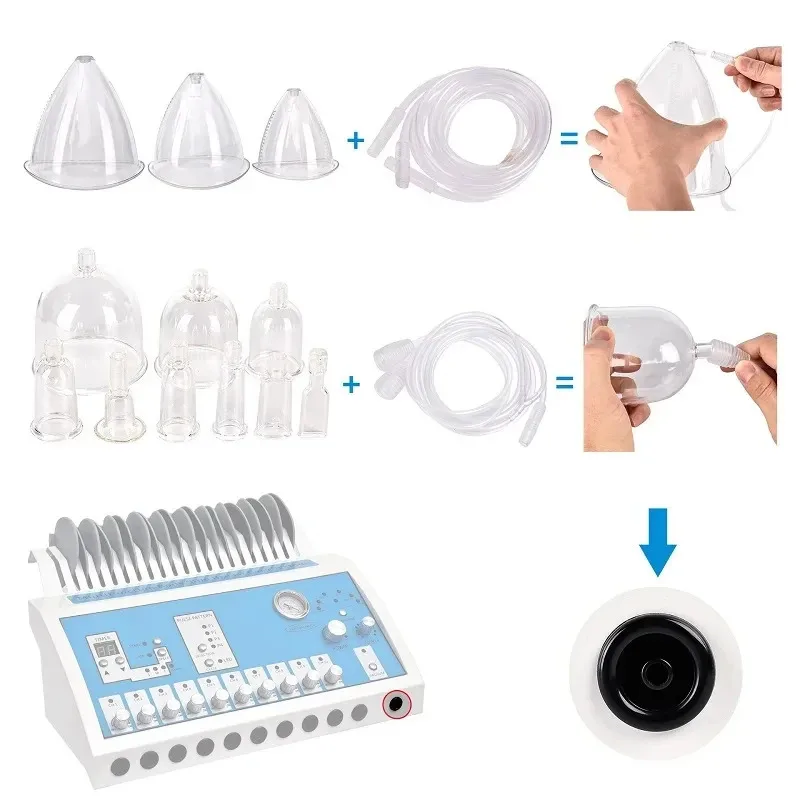 2 in 1 EMS Vacuum Massage Therapy Machine Russian Wave Enlargement Pump Breast Enhancer Massager Beauty Device
2 in 1 EMS Vacuum Massage Therapy Machine Russian Wave Enlargement Pump Breast Enhancer Massager Beauty Device