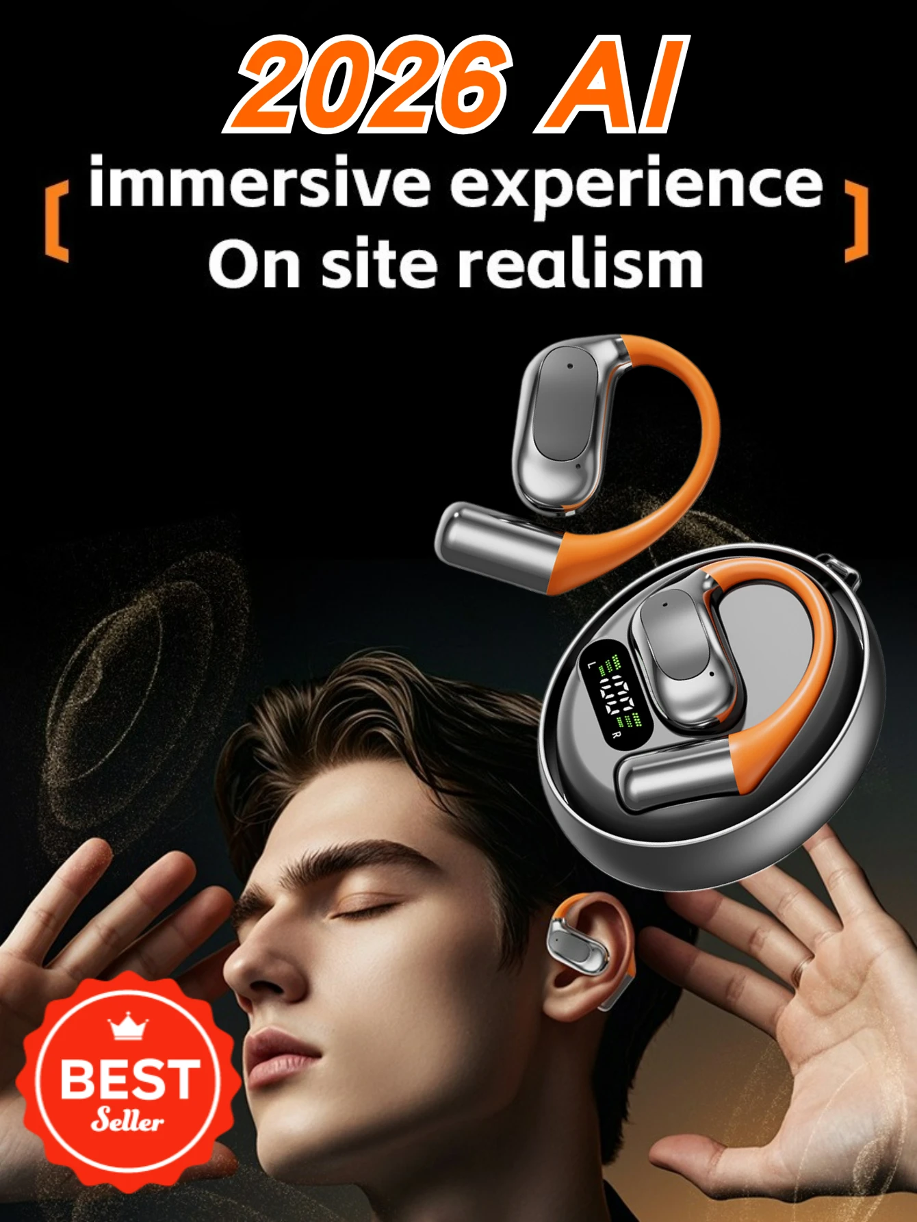 Portable New AI Translator Earpiece 144 Languages Offline Online Voice Translation Wireless Bluetooth Headset Noise Cancelling
Portable New AI Translator Earpiece 144 Languages Offline Online Voice Translation Wireless Bluetooth Headset Noise Cancelling