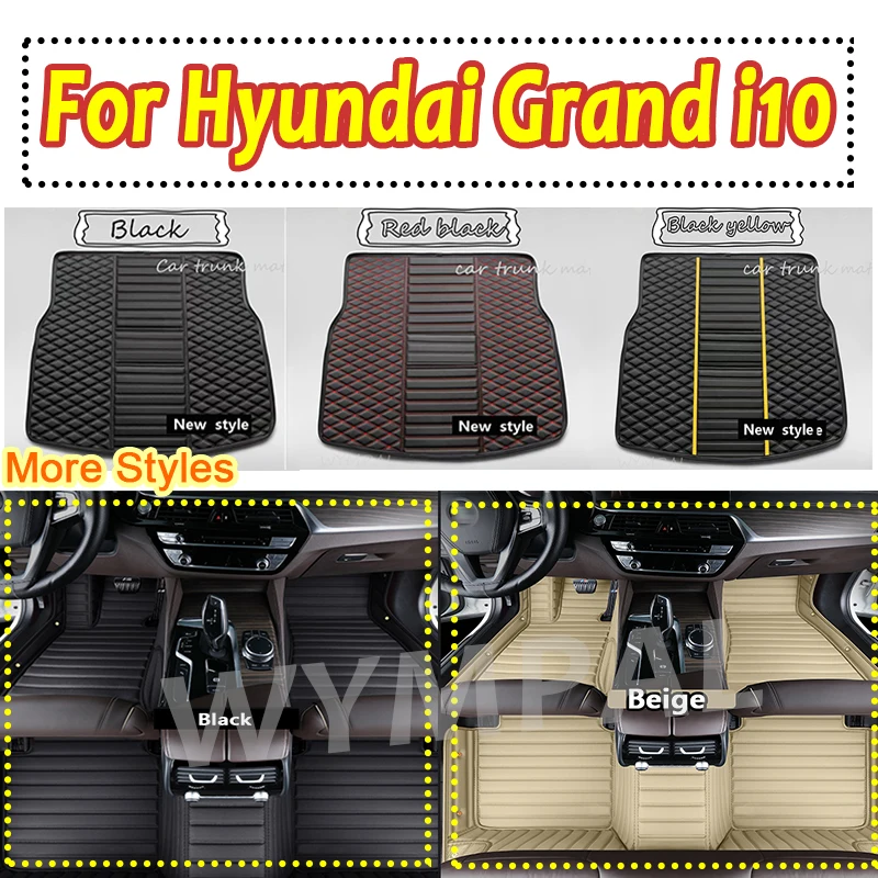 Luxury Custom Automotive Car Floor Mats For Hyundai Grand i10 2020 2021 2022 2023 Auto Luxury Leather Men Women Car Mats Full
Luxury Custom Automotive Car Floor Mats For Hyundai Grand i10 2020 2021 2022 2023 Auto Luxury Leather Men Women Car Mats Full