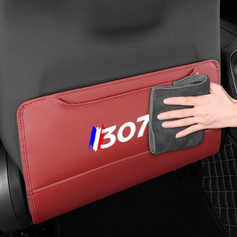 Anti Kick Pad 2Pcs Leather Car Seat Back Backrest Anti Dirt and Anti Stepping Pad Protective Cover Storage Bag for Peugeot 307
Anti Kick Pad 2Pcs Leather Car Seat Back Backrest Anti Dirt and Anti Stepping Pad Protective Cover Storage Bag for Peugeot 307