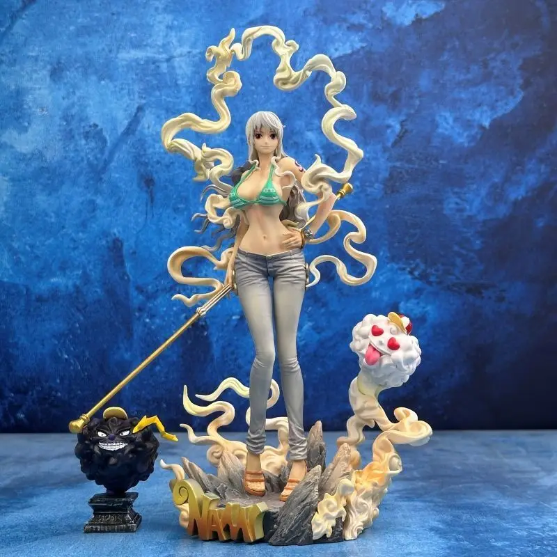 New One Piece Nami 28cm Zoro Sanji Gk Anime Pvc Action Figure Statue Cartoon Collectible Toy Desktop Decoration Exquisite Gifts
New One Piece Nami 28cm Zoro Sanji Gk Anime Pvc Action Figure Statue Cartoon Collectible Toy Desktop Decoration Exquisite Gifts