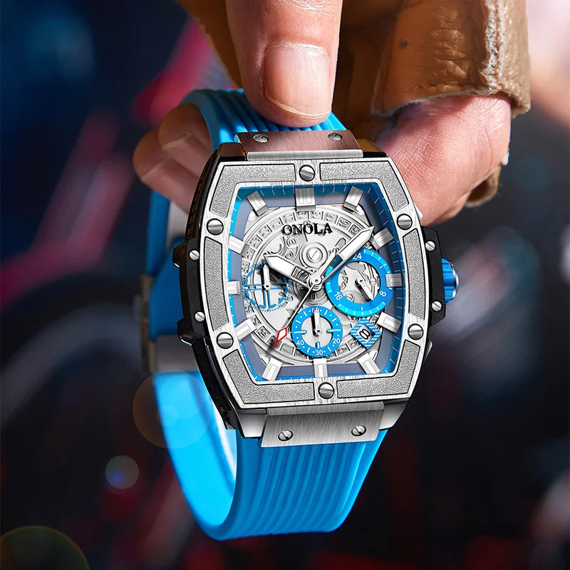 Fashion Casual Sports Men's Watch Multifunctional Luminous Calendar Quartz Waterproof Watch automatic watches for men original
Fashion Casual Sports Men's Watch Multifunctional Luminous Calendar Quartz Waterproof Watch automatic watches for men original
